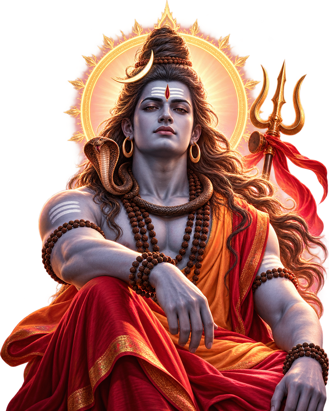 Illustration of Lord Shiva as Mahakal